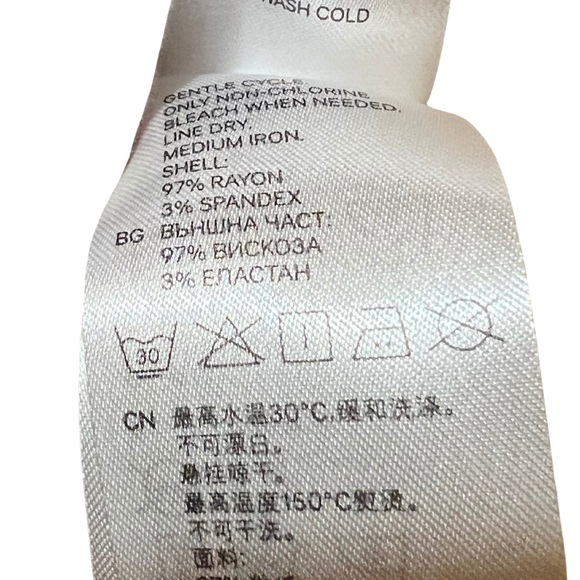 H&M Coachella Floral Boho Maxi Dress White Tank Size‎ 6 Festival Style 58” Long - Picture 5 of 5